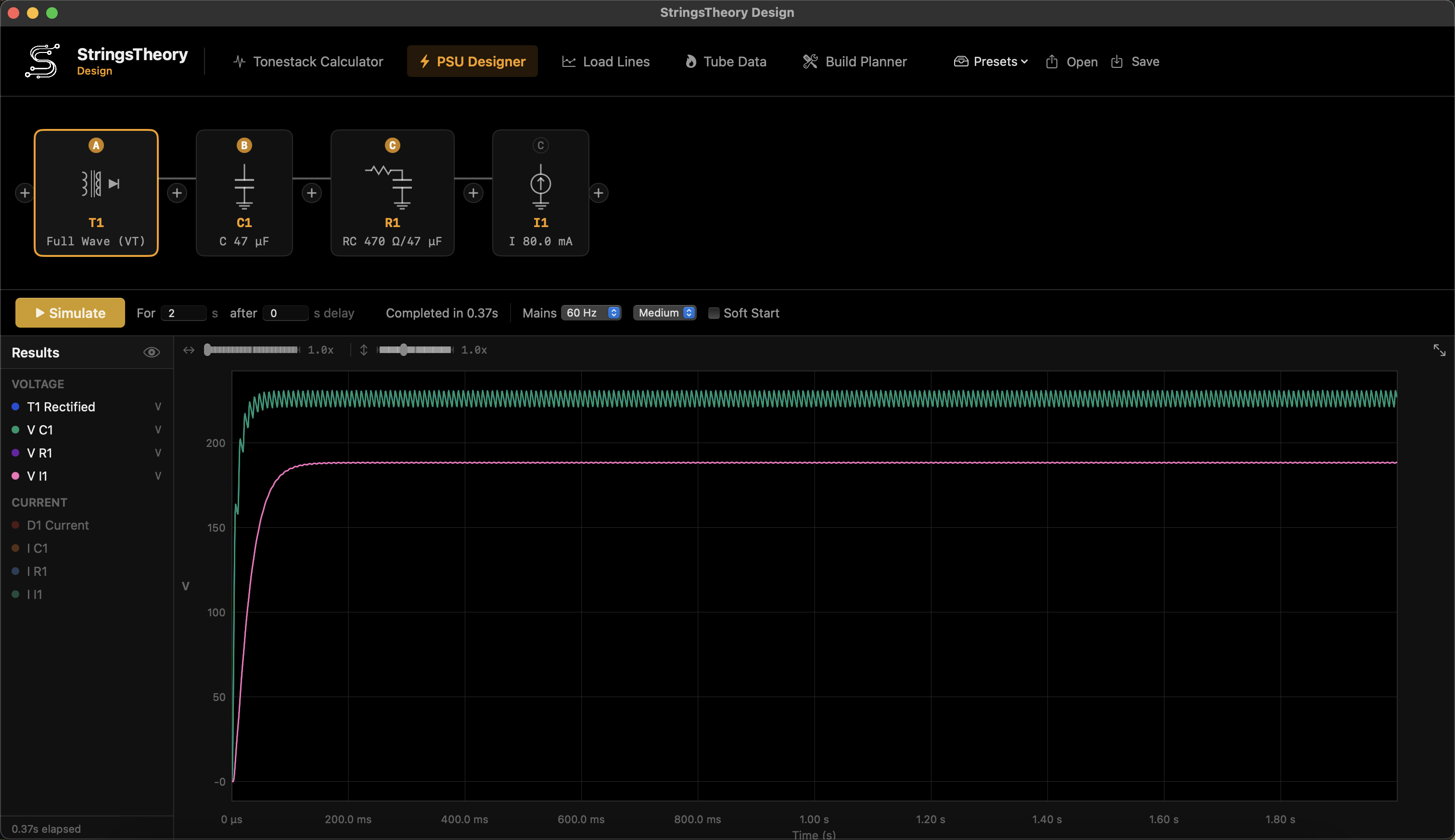 PSU Designer on Mac
